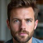 Portrett av materialekspert, Sindre Haugland